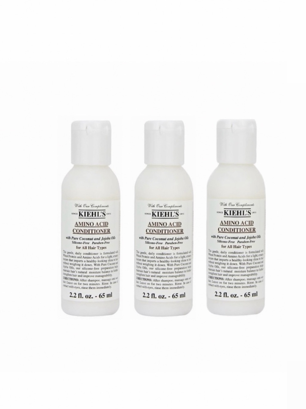 Kiehl's Amino Acid Conditioner - White (3 x 2.2 fl. oz.)